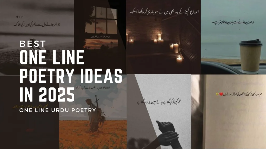 20 Best One line Poetry Ideas in 2025, One line Urdu poetry