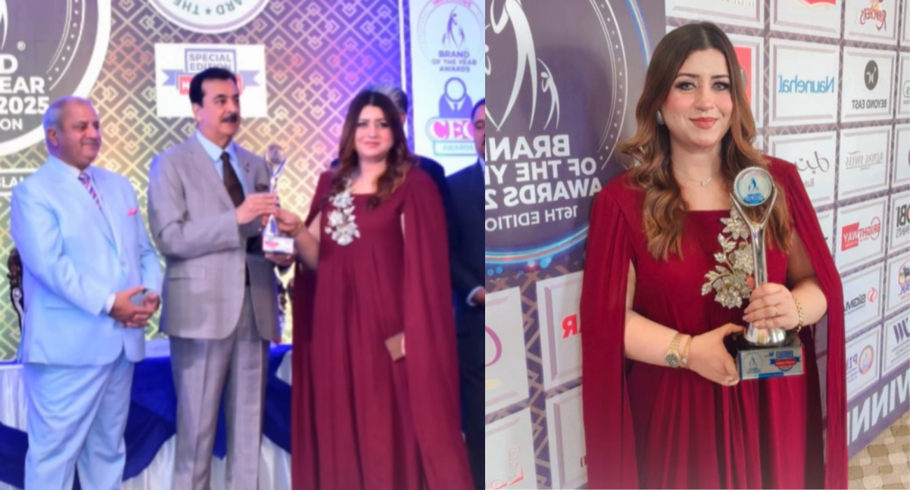 Sana Sarah Salon Wins “Brand of the Year Award” 2025, Crowned Best Salon of Pakistan 
