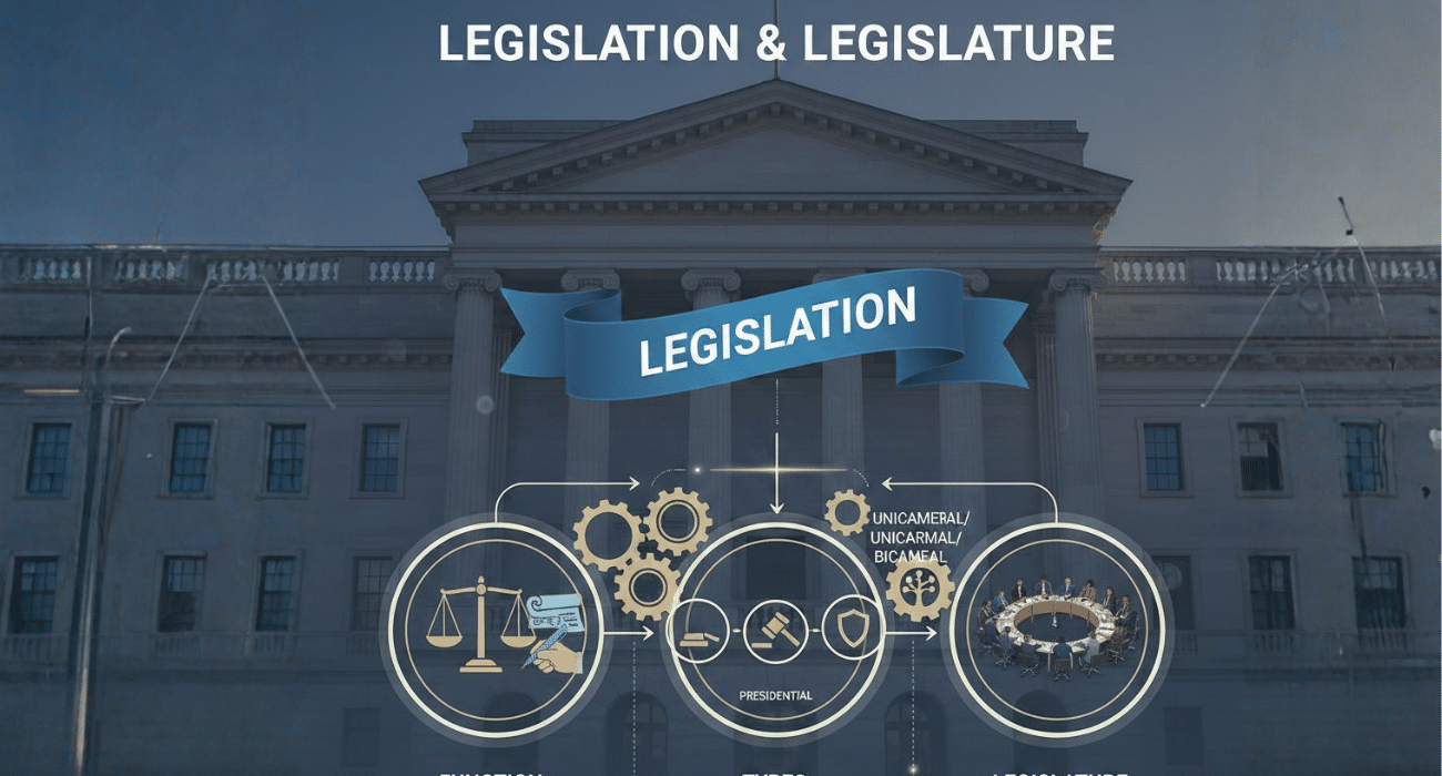 What is Legislation And Legislature, Its Function and Different Types.